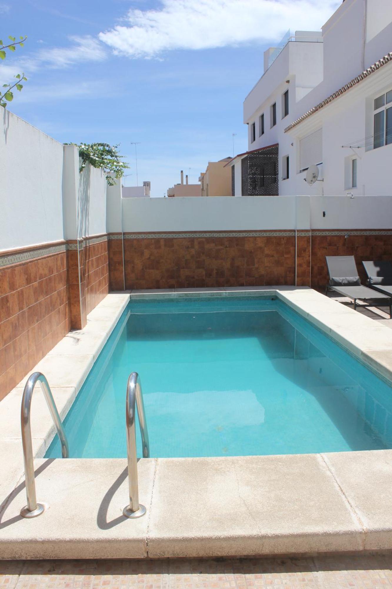 Apartamento con piscina en Ciudad Jardín Málaga Exterior foto