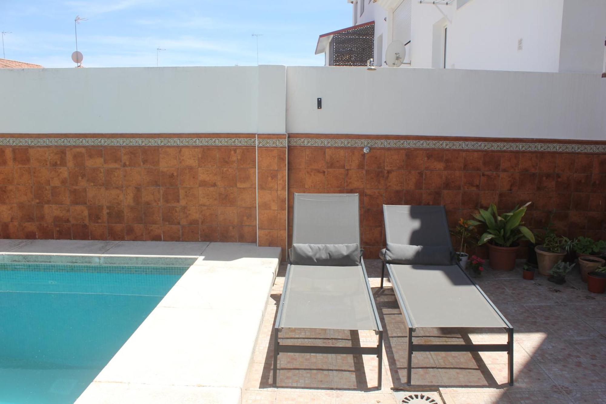 Apartamento con piscina en Ciudad Jardín Málaga Exterior foto